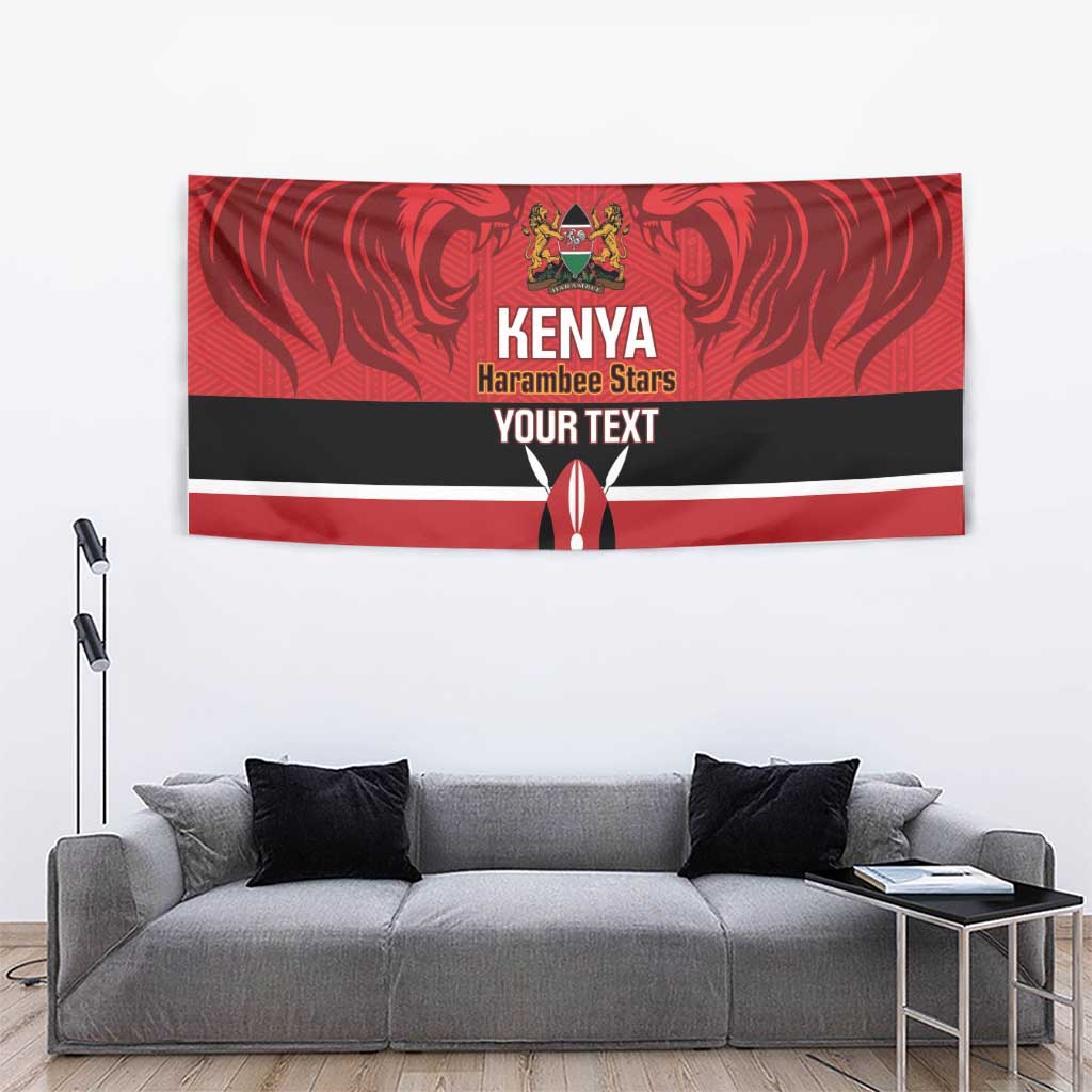 Custom Kenya Football Tapestry Come On Harambee Stars