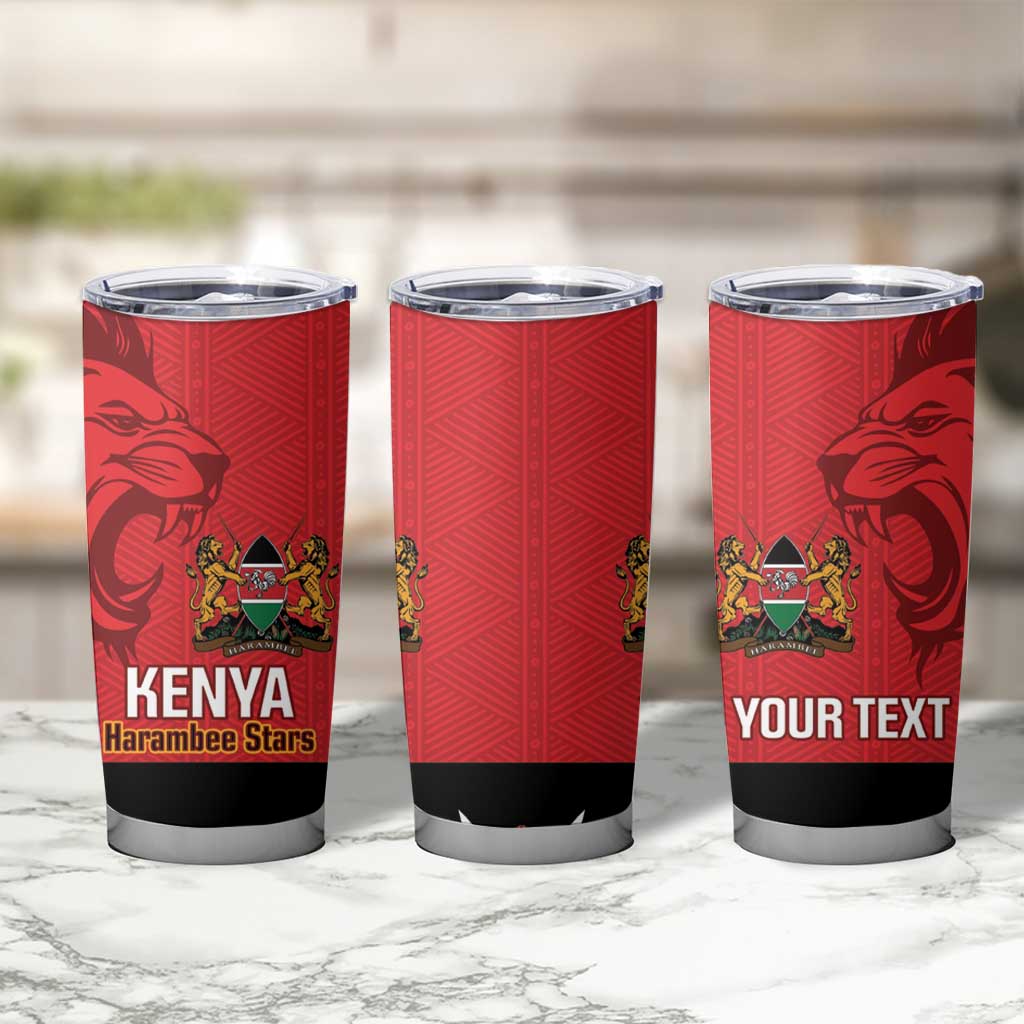 Custom Kenya Football Tumbler Cup Come On Harambee Stars