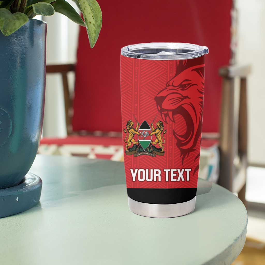 Custom Kenya Football Tumbler Cup Come On Harambee Stars