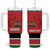 Custom Kenya Football Tumbler With Handle Come On Harambee Stars
