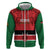 Custom Kenya Football Zip Hoodie Come On Harambee Stars