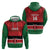 Custom Kenya Football Zip Hoodie Come On Harambee Stars