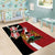 Custom Kenya Football Area Rug Maasai Shield Coat Of Arms Style