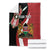 Custom Kenya Football Blanket Maasai Shield Coat Of Arms Style