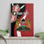 Custom Kenya Football Canvas Wall Art Maasai Shield Coat Of Arms Style