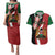 Custom Kenya Football Couples Matching Puletasi and Hawaiian Shirt Maasai Shield Coat Of Arms Style