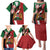 Custom Kenya Football Family Matching Puletasi and Hawaiian Shirt Maasai Shield Coat Of Arms Style