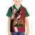 Custom Kenya Football Family Matching Puletasi and Hawaiian Shirt Maasai Shield Coat Of Arms Style