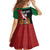 Custom Kenya Football Family Matching Summer Maxi Dress and Hawaiian Shirt Maasai Shield Coat Of Arms Style