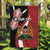 Custom Kenya Football Garden Flag Maasai Shield Coat Of Arms Style