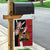 Custom Kenya Football Garden Flag Maasai Shield Coat Of Arms Style