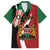 Custom Kenya Football Hawaiian Shirt Maasai Shield Coat Of Arms Style