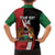 Custom Kenya Football Hawaiian Shirt Maasai Shield Coat Of Arms Style