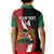 Custom Kenya Football Kid Polo Shirt Maasai Shield Coat Of Arms Style