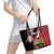 Custom Kenya Football Leather Tote Bag Maasai Shield Coat Of Arms Style