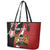 Custom Kenya Football Leather Tote Bag Maasai Shield Coat Of Arms Style