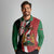 Custom Kenya Football Long Sleeve Polo Shirt Maasai Shield Coat Of Arms Style
