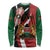 Custom Kenya Football Long Sleeve Shirt Maasai Shield Coat Of Arms Style