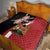 Custom Kenya Football Quilt Maasai Shield Coat Of Arms Style