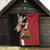 Custom Kenya Football Quilt Maasai Shield Coat Of Arms Style