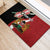Custom Kenya Football Rubber Doormat Maasai Shield Coat Of Arms Style