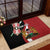 Custom Kenya Football Rubber Doormat Maasai Shield Coat Of Arms Style