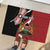 Custom Kenya Football Rubber Doormat Maasai Shield Coat Of Arms Style