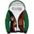 Custom Kenya Football Sherpa Hoodie Maasai Shield Coat Of Arms Style
