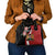 Custom Kenya Football Shoulder Handbag Maasai Shield Coat Of Arms Style
