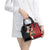 Custom Kenya Football Shoulder Handbag Maasai Shield Coat Of Arms Style