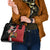 Custom Kenya Football Shoulder Handbag Maasai Shield Coat Of Arms Style