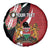 Custom Kenya Football Spare Tire Cover Maasai Shield Coat Of Arms Style