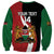 Custom Kenya Football Sweatshirt Maasai Shield Coat Of Arms Style
