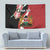 Custom Kenya Football Tapestry Maasai Shield Coat Of Arms Style