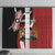 Custom Kenya Football Window Curtain Maasai Shield Coat Of Arms Style
