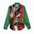 Custom Kenya Football Women Casual Shirt Maasai Shield Coat Of Arms Style