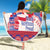 Afro-Haitians Proud Beach Blanket Haiti Coat Of Arms Dashiki