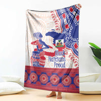 Afro-Haitians Proud Blanket Haiti Coat Of Arms Dashiki