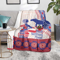Afro-Haitians Proud Blanket Haiti Coat Of Arms Dashiki
