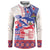 Afro-Haitians Proud Button Sweatshirt Haiti Coat Of Arms Dashiki
