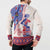 Afro-Haitians Proud Button Sweatshirt Haiti Coat Of Arms Dashiki