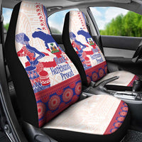 Afro-Haitians Proud Car Seat Cover Haiti Coat Of Arms Dashiki