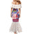 Afro-Haitians Proud Family Matching Mermaid Dress and Hawaiian Shirt Haiti Coat Of Arms Dashiki