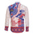 Afro-Haitians Proud Family Matching Puletasi and Hawaiian Shirt Haiti Coat Of Arms Dashiki