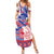 Afro-Haitians Proud Family Matching Summer Maxi Dress and Hawaiian Shirt Haiti Coat Of Arms Dashiki