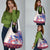 Afro-Haitians Proud Grocery Bag Haiti Coat Of Arms Dashiki
