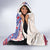 Afro-Haitians Proud Hooded Blanket Haiti Coat Of Arms Dashiki