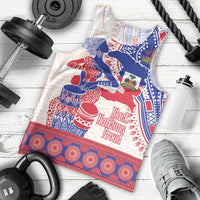 Afro-Haitians Proud Men Tank Top Haiti Coat Of Arms Dashiki