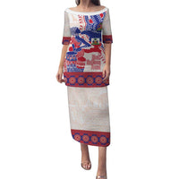 Afro-Haitians Proud Puletasi Haiti Coat Of Arms Dashiki