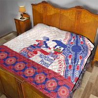 Afro-Haitians Proud Quilt Haiti Coat Of Arms Dashiki